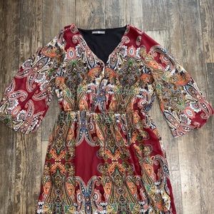 🔥Boho Dress Signature Collection Pattern Bohemian Long Maxi Sleeve🔥